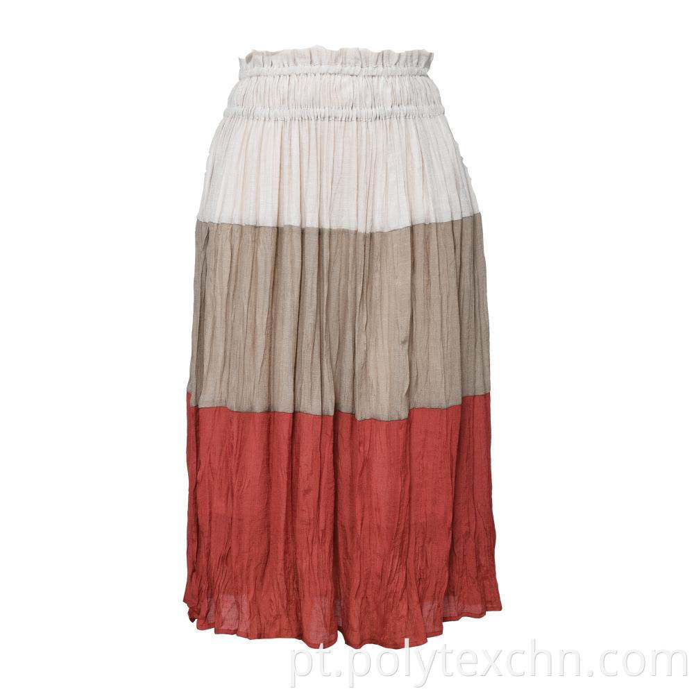 Ladies hand pleated skirt 
